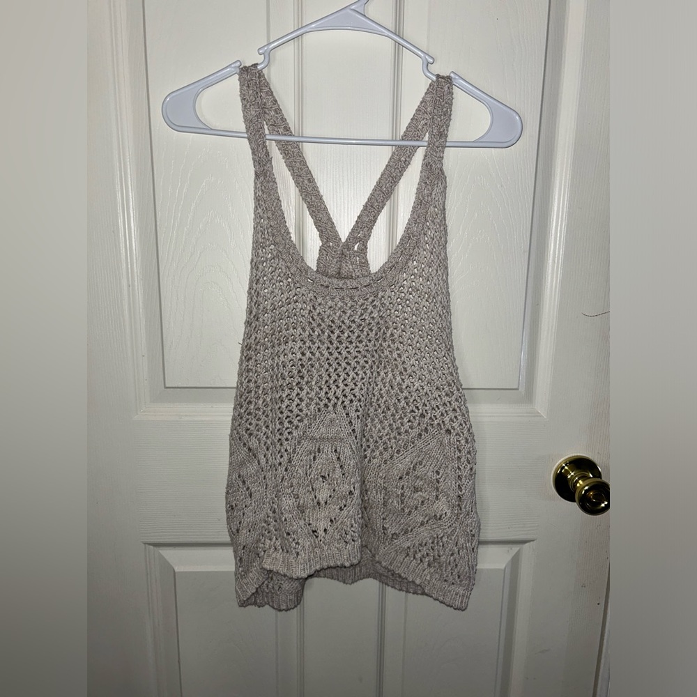 Womans crochet tank top